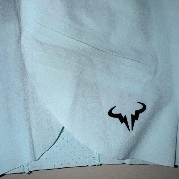 Nike Court Dri-Fit ADV Rafa Nadal 7” Tennis Shorts Green DV2881-346 Mens NEW - Picture 5 of 16